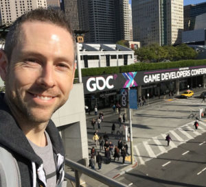 Jason W. Bay at the GDC Expo in San Francisco, CA